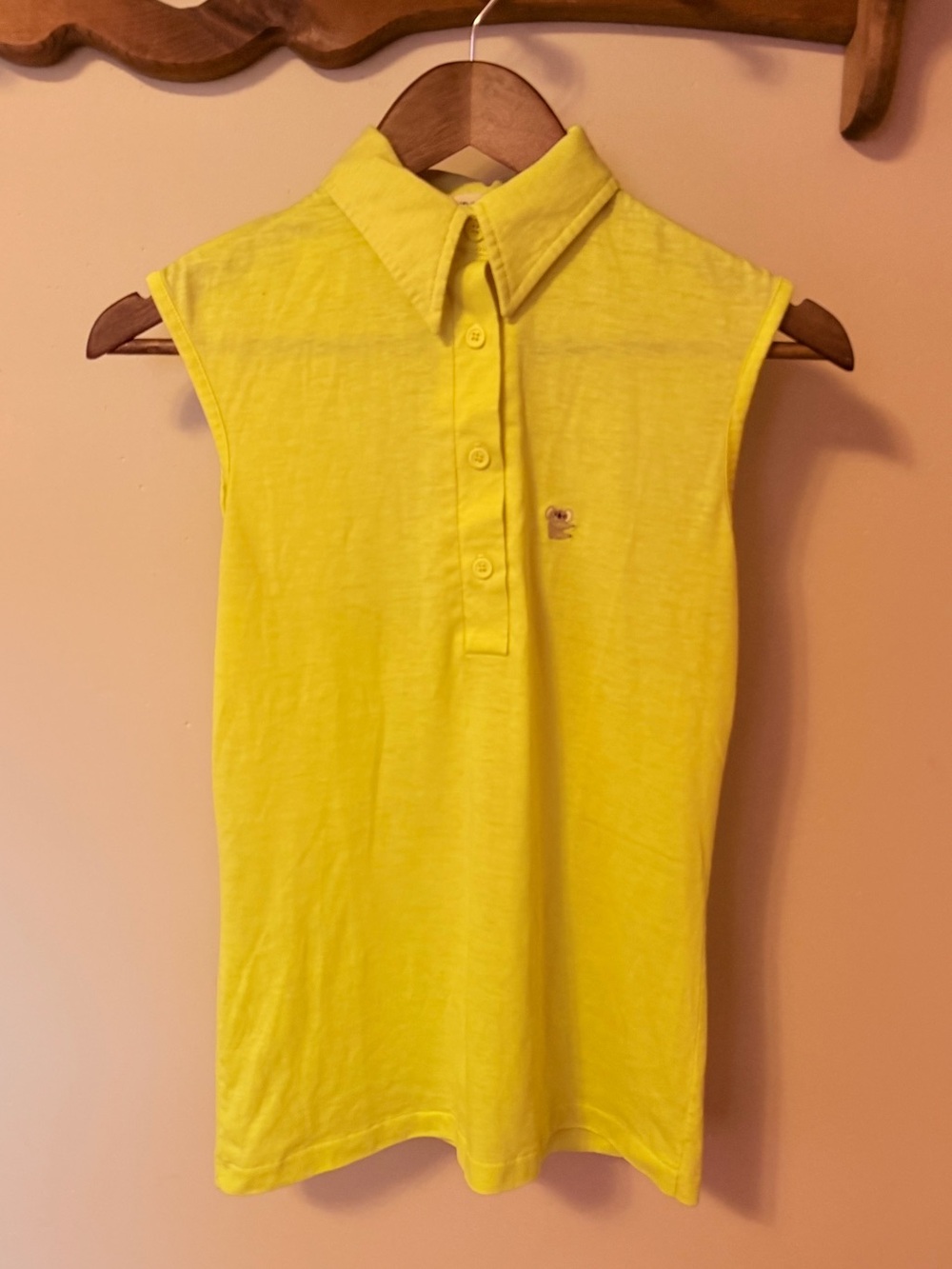 Vintage 1970s Retro David Smith Tennis Resort Wear Sleeveless Top